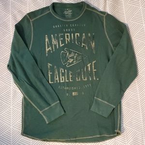 American Eagle Outfitters Heritage Classic Fit. Size XXL Thermal. Green.…
